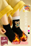 Winter Women's Warm Socks with Single Double Soft Bamboo Plush Furry Teddy Bear - 3