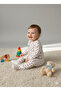 100% Cotton 3-Piece Comfort Romper Set with Heart, Cherry, and Bee Patterns, Without Booties/With Snap Fasteners - 3