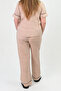 Women's Pajama Set Shirt Collar Relaxed Fit Sleepwear Set - 3