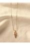 Pink Heart Ice Cream Steel Necklace - Gold - 3
