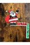 Santa Claus Happy New Year Door Corner Ornament - 2