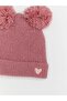 Baby Girl Beanie with Pompom (W5)