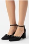 Low Thick Heeled 5cm Pearl Stone Evening Dress Shoes - 2