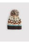 Lcw Baby Yellow Pompom Detailed Baby Boy Beanie