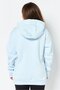 Women Sportswear Fit Long Sleeve Outdoor Sweatshirt, Light Blue - 2