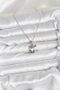 Silver Steel Chain for Elegant Necks Chirtsmas Bell Christmas Theme Women Necklace