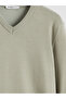 V-Neck Men's Knitwear Sweater - 6