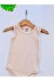 100% Cotton Corded Fabric Straps Baby Undershirt Bodysuit - 3