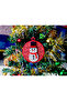 Tree, Snowman, Gift Package, Dwarf Mosaic Pattern Christmas Ornament - 2
