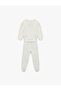2-Piece Basic Fleece-Lined Tracksuit Set - 2
