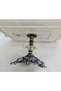 Cast Edge Frame Footed Porcelain Presentation Plate Antique - 4