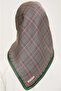Nostalji Sura Pure Silk Scarf 9029 - 35 Black Mixed Pattern - 3