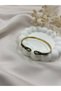 ) Antique Authentic Bohemian Handcuff Bracelet – Moonstone Look Drop Stone Vintage Jewelry - 7