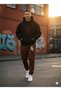 Three Thread Compact Hooded Inside Cotton Ny Newyork B Printed Premium O Oversized Tracksuit Set