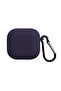 سماعات أبل إيربودز الجيل الرابع/حافظة مع خاصية إلغاء الضوضاء النشط مع حزام، إصدار أرجواني غامق - 2