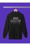 Kiss Printed Cotton Long Sleeve Fleece-Lined 3 Yarn Hooded Rock Sweatshirt - 2