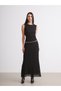 Özmarka New Season Crew Neck Textured Women's Tank Top - 2
