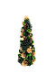 Christmas Decorated Cone Tree Gold 16.5x44cm - 2