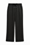 4785 Women's Premium Modal Palazzo Flowy Wide Leg Pants Black