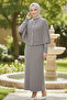 Bolero Knitwear Dress R4478 Mink - 3
