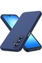 Samsung Galaxy A17 Compatible Silicone Case - Pastel Color Tone Camera Protection Cover - Navy Blue