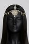 Gold Color Stone Detailed Forehead/Henna Accessory - 2
