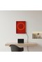 Red 5W Led Lighted Wall Panel Night Light Sconce Photo Shelf,Harli-15700 - 7