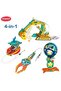 4-in-1 Hydraulic Science Kit for Kids | STEM Mechanical Engineering Toy - 4