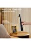 Rechargeable Cordless Desk Lamp – Aluminum Alloy Portable Lamp, Warm 3000K, Black - 3