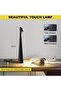 Rechargeable Cordless Desk Lamp – Aluminum Alloy Portable Lamp, Warm 3000K, Black - 6