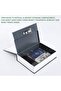Book Safe with Combination Lock - Navy Blue (Large) - 3