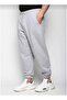 Black Men's Winter Fleece-Lined Leg Elasticated Quality Loose Sweatpants - 3