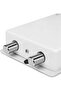 Mini Cash Deposit Drop Slot Safe Box with Key and Pin Code Option (White) - 6