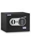 Mini Safe Box with Digital and Key Lock (Upgraded) RB17EL, Black