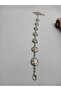 Silver Plated Leaf Figured Women's Trouser Belt, Dress Belt, Coat Belt