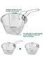 Stainless Steel Steamer Pot Set Cooking Pot Steamer Insert and Vented Glass Lid Stack 4 PCS Set - 4