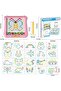 Magnetic Pen Drawing Board Diy Puzzle Educational Toys - Pink Color - 6