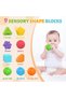Montessori Toys for 1 Year Old, Cube & 6 Sensory Shape Blocks&6 Colors Ball Pit Balls,Baby Sensory Fine Motor Skills Developmental Toys,Gifts for 12 18 Month Age 1 2 - 2