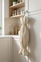 Green Piped Beige Color Bag Holder – Kitchen Organizer Hanging Bag – 50 cm Cloth Bag Storage Bag - 4