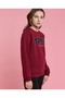 Printed Sweatshirt With Crew Neck And Long Sleeves - 3