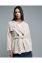 Solid Double Breasted Jacket With Button Closure