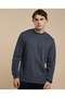 Solid T-Shirt With Crew Neck And Long Sleeves