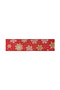 Christmas Linen Ribbon Red 6.3cmx10 yards - 3