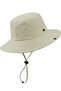Summer Foldable Wide Brim Beige Safari Cowboy Hat Unisex Fedora Bucket Fisherman Hat - 2
