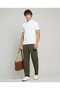 Solid Cargo Pants With Drawstring Waist