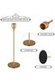 Candle Holders Set of 3 Taper Candle Holders (French Gold) - 4