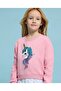 Sequined Unicorn Sweatshirt With Crew Neck And Long Sleeves - 2