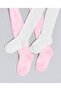 Ivory Girl's 2 Pack Textured Stockings - 5
