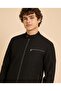 Textured Knit Jacket With Zipper Closure - 4