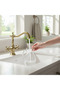 Antique Gold Classic Sink Faucet Country Design Aged Gold Rustic Sink Fixture - 4